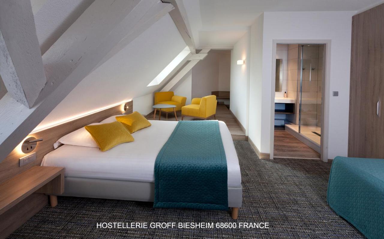 Aux Deux Clefs Hostellerie Groff Biesheim Zewnętrze zdjęcie