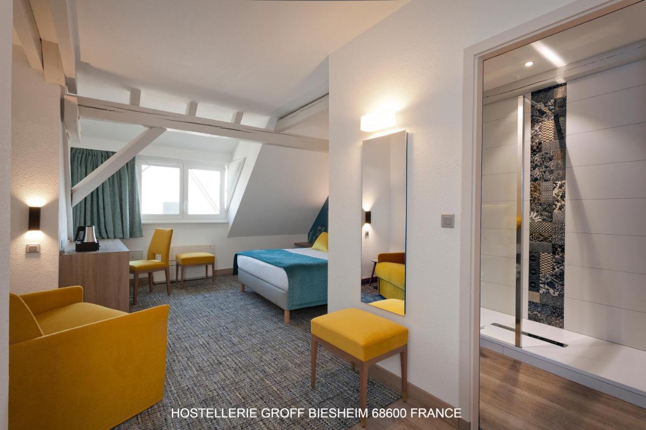 Aux Deux Clefs Hostellerie Groff Biesheim Zewnętrze zdjęcie